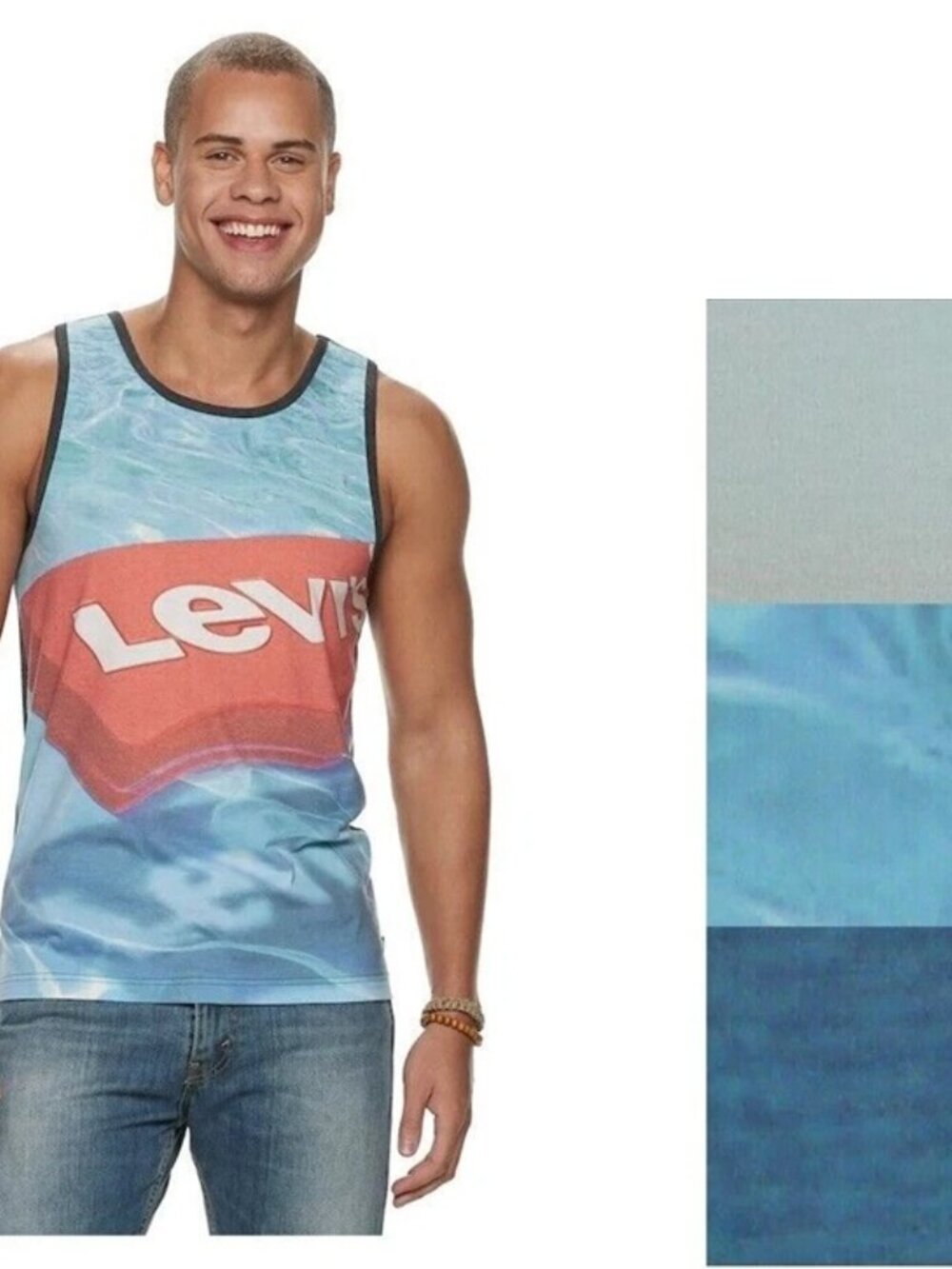 Men's Levi's Graphic Tank Top size S NEW